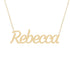 Gold Name Necklace - Rebecca